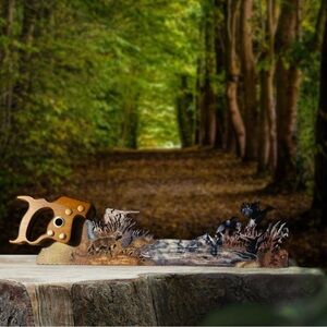 Duck Hunter Mallard Tracking Dog Saw Blade Metal Art NIP